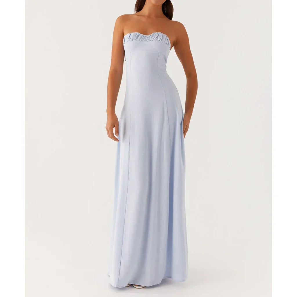 שמלת סטרפלס דגם ליאת