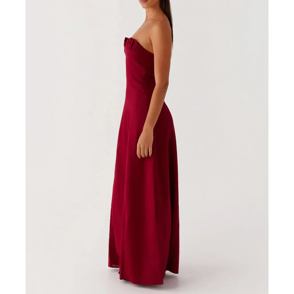 שמלת סטרפלס דגם ליאת