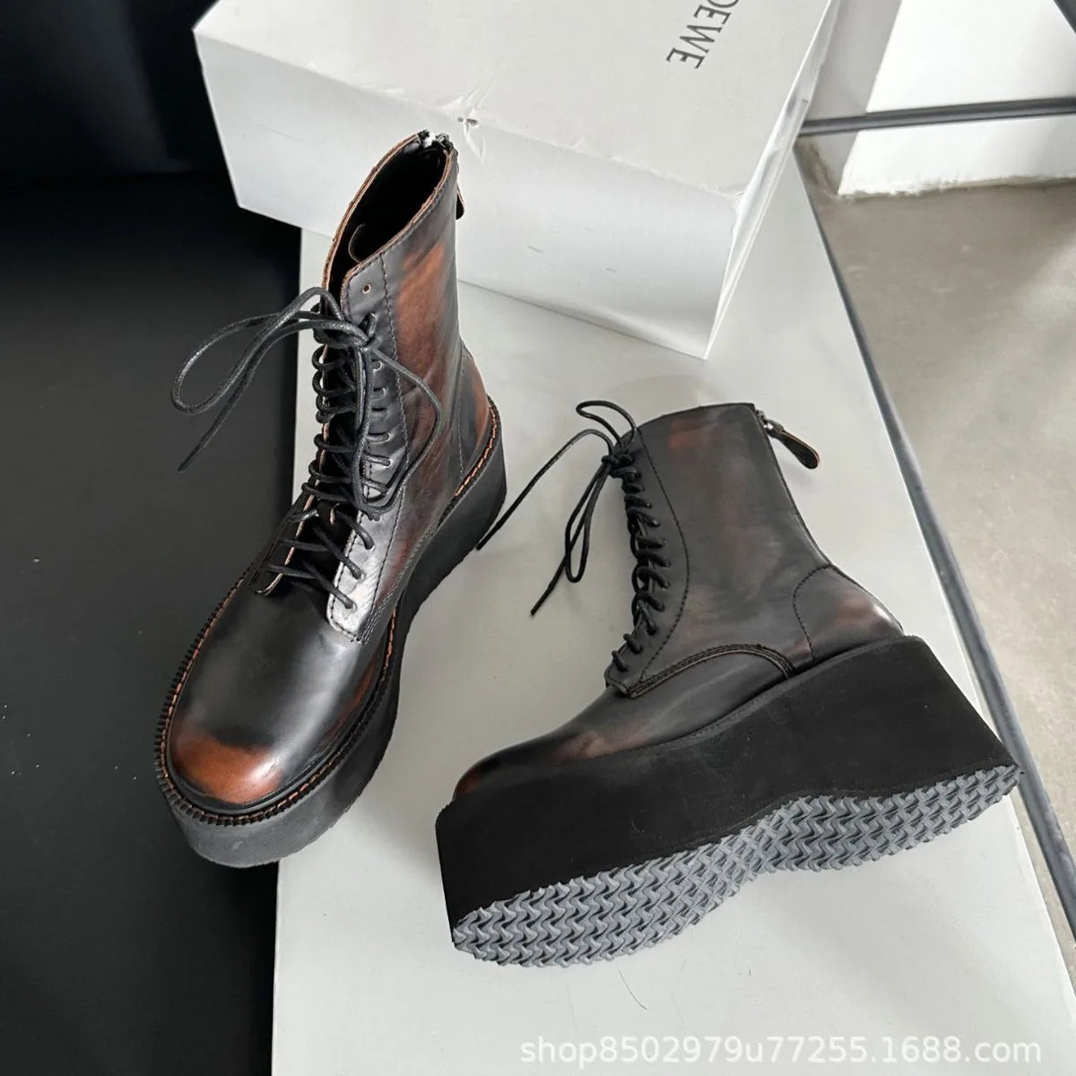 מגף נמוך פלטפורמה