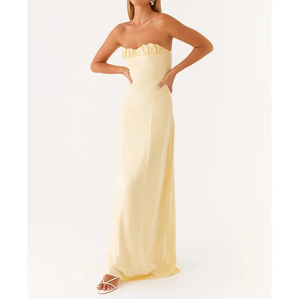 שמלת סטרפלס דגם ליאת