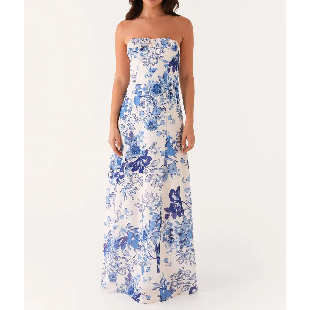 שמלת סטרפלס דגם ליאת