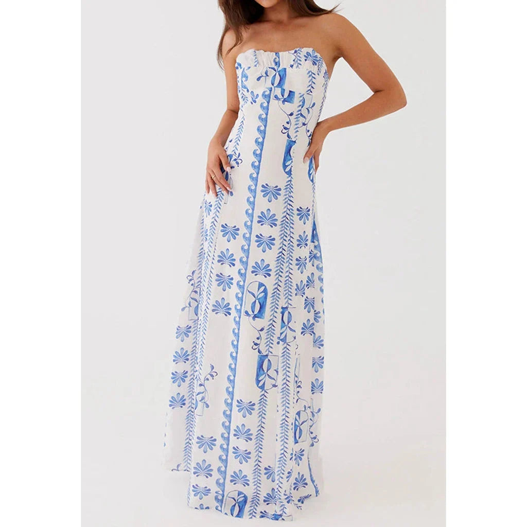 שמלת סטרפלס דגם ליאת