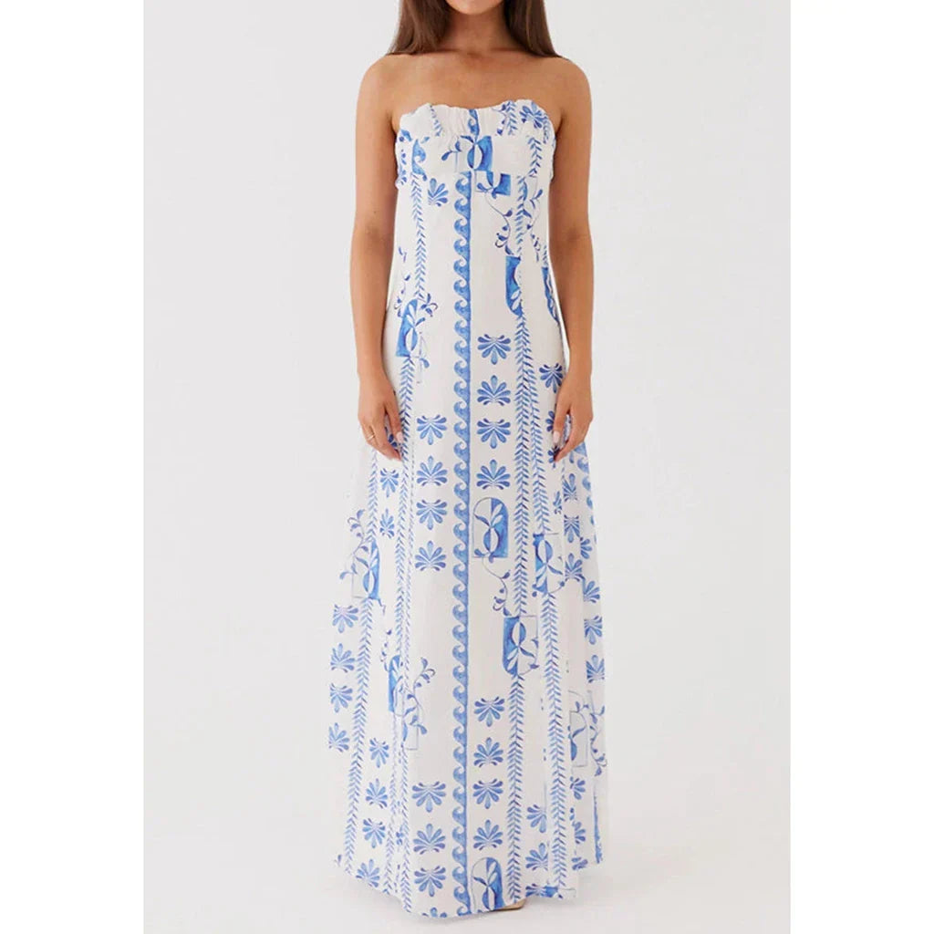 שמלת סטרפלס דגם ליאת